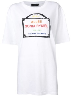 Sonia Rykiel футболка с принтом логотипа