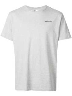 Off-White футболка с принтом логотипа