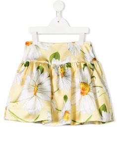 Monnalisa юбка с цветочным принтом