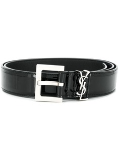 Saint Laurent классический ремень с пряжкой