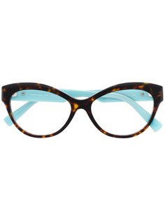 Tiffany & Co Eyewear очки в черепаховой оправе