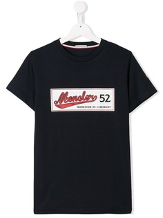 Moncler Kids футболка с логотипом 52