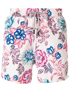 Etro плавательные шорты с цветочным принтом