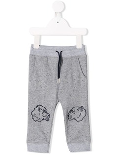 Kenzo Kids спортивные брюки с вышивкой