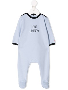 Givenchy Kids ромпер с принтом логотипа