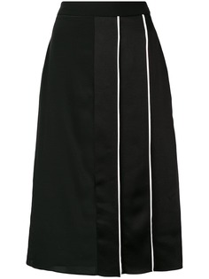 Givenchy юбка миди со вставками