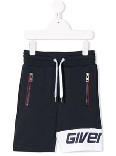 Givenchy Kids шорты с принтом логотипа