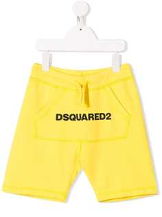 Dsquared2 Kids шорты со шнурком и логотипом