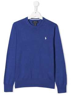 Ralph Lauren Kids свитер с круглым вырезом
