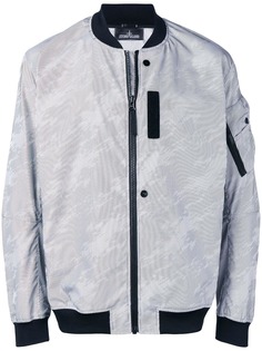 Stone Island Shadow Project куртка-бомбер на молнии с принтом