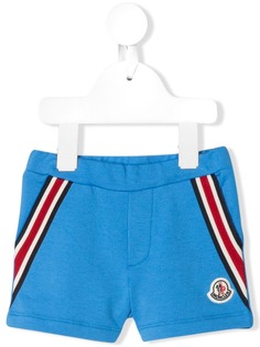 Moncler Kids шорты с контрастными полосками