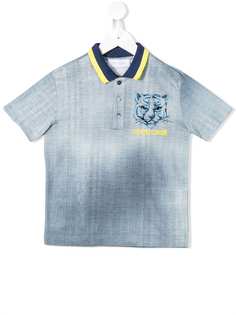 Roberto Cavalli Junior футболка-поло с эффектом деграде