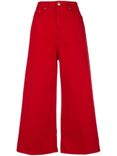 MSGM укороченные широкие джинсы