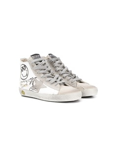 Golden Goose Kids хайтопы Francy
