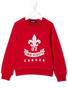Dsquared2 Kids толстовка с принтом логотипа