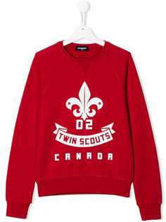 Dsquared2 Kids толстовка с принтом логотипа