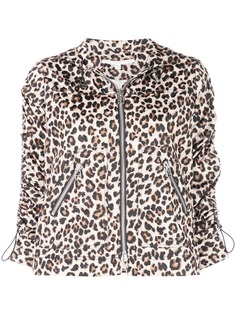 Veronica Beard куртка с леопардовым принтом