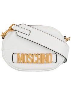 Moschino сумка на плечо с бляшкой с логотипом