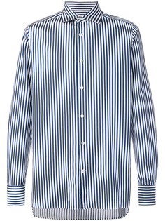 Ermenegildo Zegna рубашка в полоску