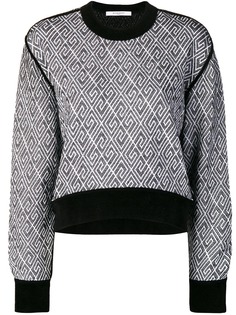 Givenchy трикотажная толстовка с монограммами
