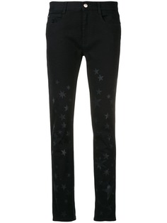Stella McCartney джинсы скинни с принтом звезд