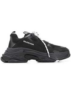 Balenciaga кроссовки Triple S на прозрачной подошве