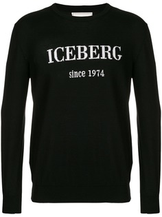 Iceberg джемпер с логотипом и круглым вырезом
