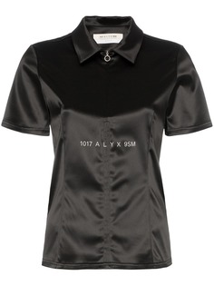 1017 ALYX 9SM атласная рубашка на молнии