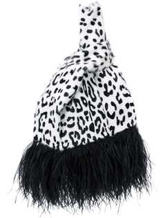 Simonetta Ravizza сумка-тоут Furrissima с отделкой перьями