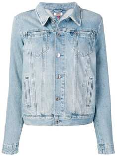 Tommy Jeans джинсовая куртка с логотипом на рукавах