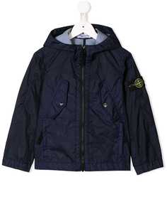 Stone Island Junior куртка на молнии с капюшоном