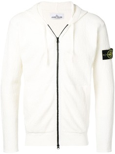 Stone Island толстовка на молнии с капюшоном