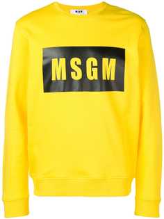 MSGM пуловер с логотипом