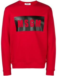 MSGM пуловер с логотипом