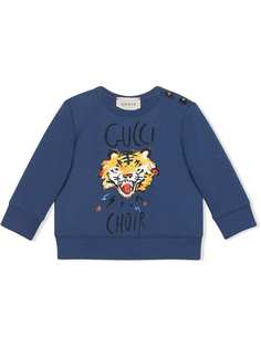 Gucci Kids толстовка Gucci Choir с принтом