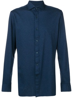 Z Zegna однотонная рубашка на пуговицах