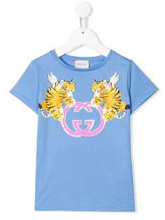 Gucci Kids футболка с графичным принтом