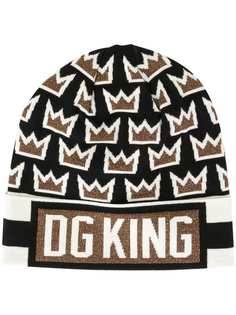 Dolce & Gabbana шапка бини DG King Crown вязки интарсия