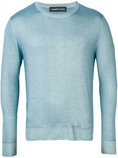 Lamberto Losani кашемировый пуловер кроя слим
