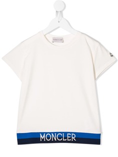 Moncler Kids трикотажная футболка с логотипом