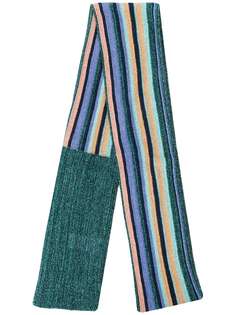 M Missoni полосатый шарф с люрексом