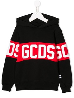 Gcds Kids толстовка с капюшоном и принтом логотипа