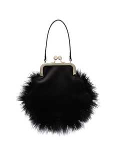 Simone Rocha сумка с отделкой перьями