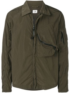 CP Company куртка-рубашка с отделкой на рукаве