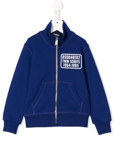Dsquared2 Kids флисовый топ на молнии