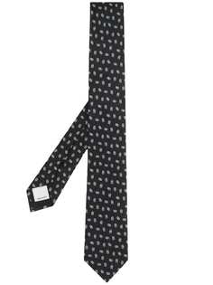 Valentino Garavani галстук с вышитым логотипом