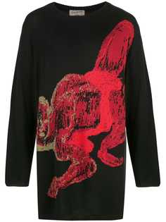 Yohji Yamamoto джемпер в стиле оверсайз