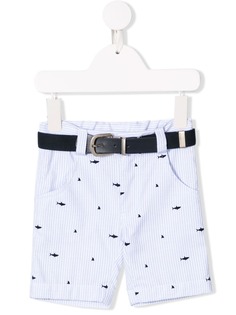 Lapin House полосатые шорты с поясом