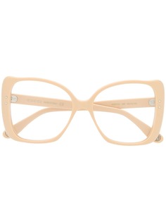 Gucci Eyewear очки в массивной оправе кошачий глаз
