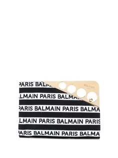 Balmain клатч Cerniere с принтом логотипа